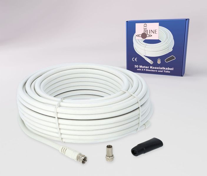 RG6 COAXIAL 30M + 2XF - BOX 05-62 фото
