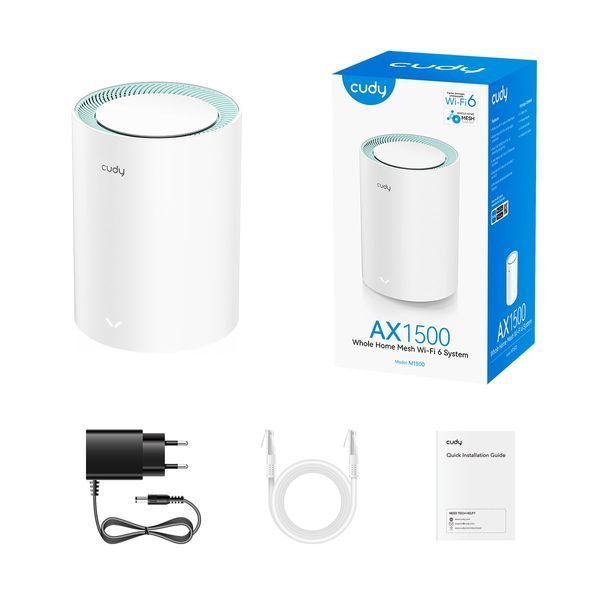 M1500 Wifi 6 Gigabit MESH 2.4GHz/5Ghz AC1200 Mesh Wi-Fi System 23-8041 фото