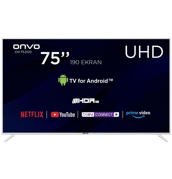 ONVO 75'' OV75350 4K ANDROID SMART LED OV75350 фото