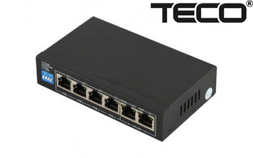 SWITCH POE TECO S204P-FE2-AI (60W) 4CH +2 /POE Switch 36-3011 фото