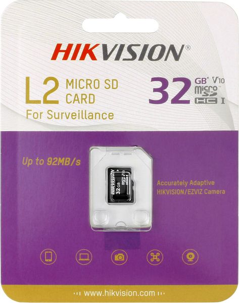 32GB V10 HIKVISION Flash HS-TF-L2 36-7-00009 фото