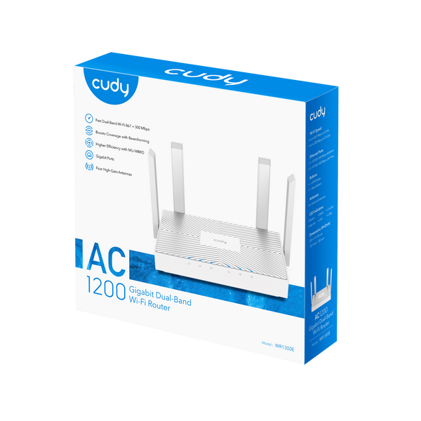 AC1200 Gigabit MESH Wi-Fi Router Dual-Band WR1300E 23-8023 фото