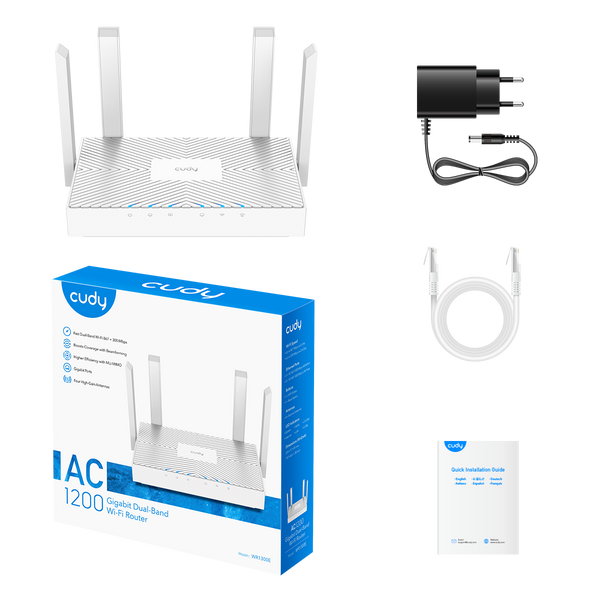 AC1200 Gigabit MESH Wi-Fi Router Dual-Band WR1300E 23-8023 фото